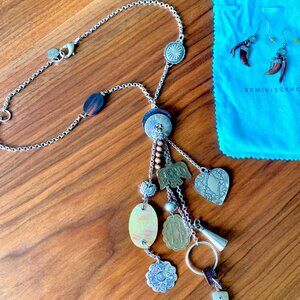 BRAND NEW, unworn, authentic Reminiscence Paris jewelry set